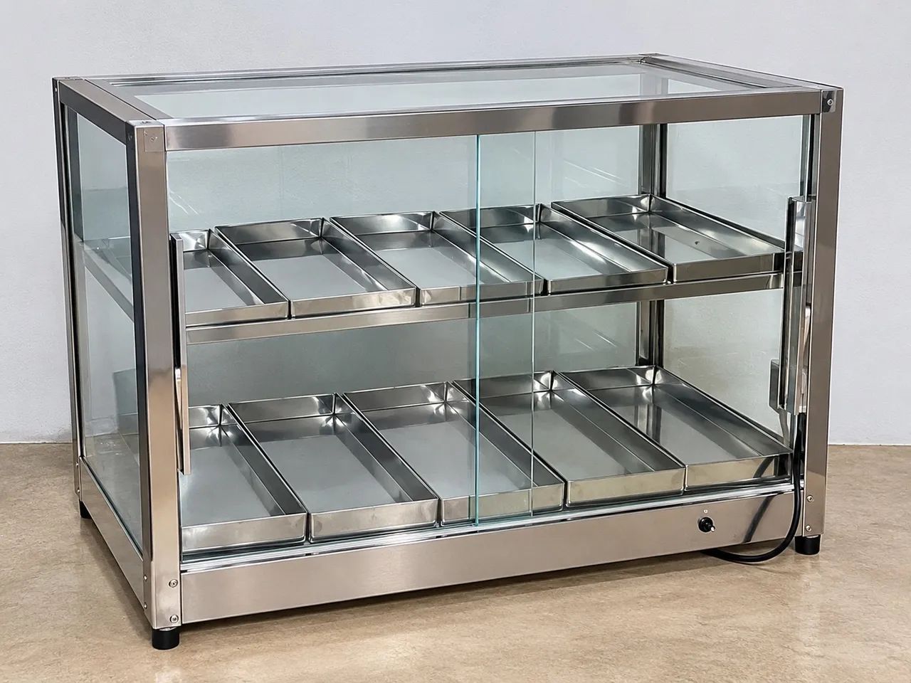 Balcão expositor de inox e vidro  - Foto 2