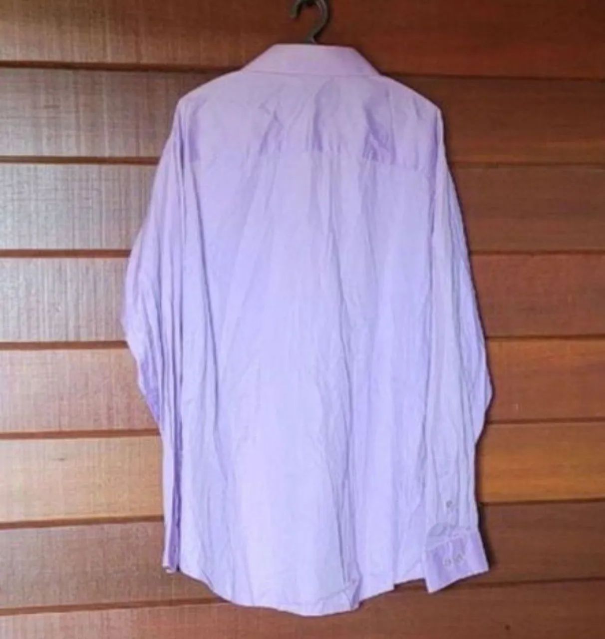 camisa social calvin klein lilás - elegante e sofisticada - tam g - Foto 4