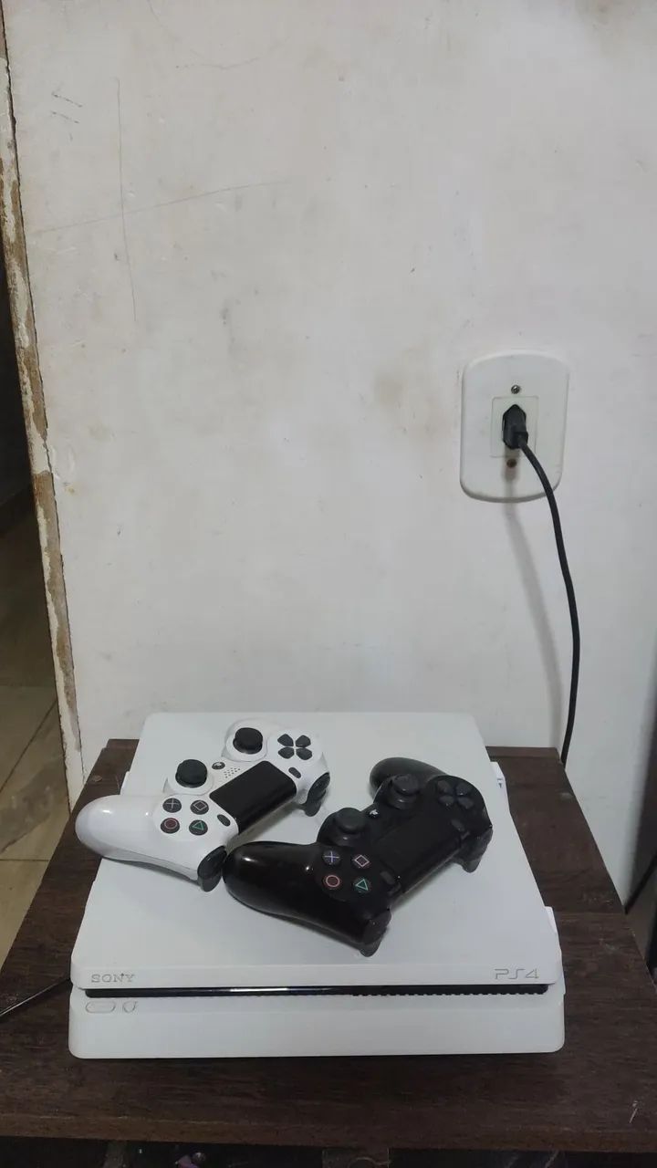 Ps4 branco 1 tera - Foto 2
