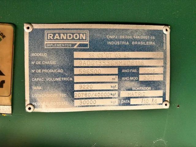 Carreta RANDON Vanderleia 2017 de 13,50m  - Foto 5