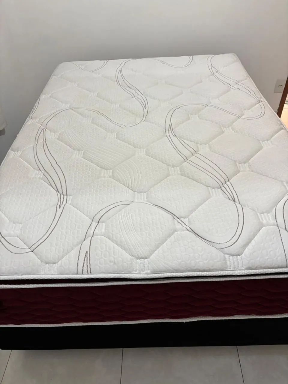 Cama box  colchão e base separado  - Foto 2