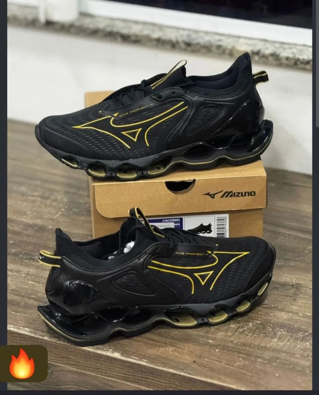 Tênis Mizuno prophcy 14 Gold 