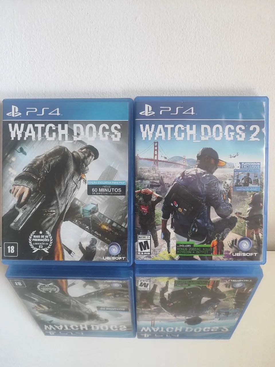 Watch Dogs 1 e 2 PS4