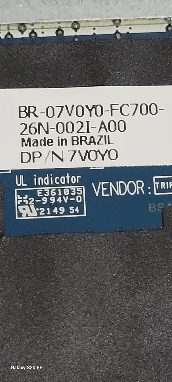 Placa mãe Dell 3511 (defeito)