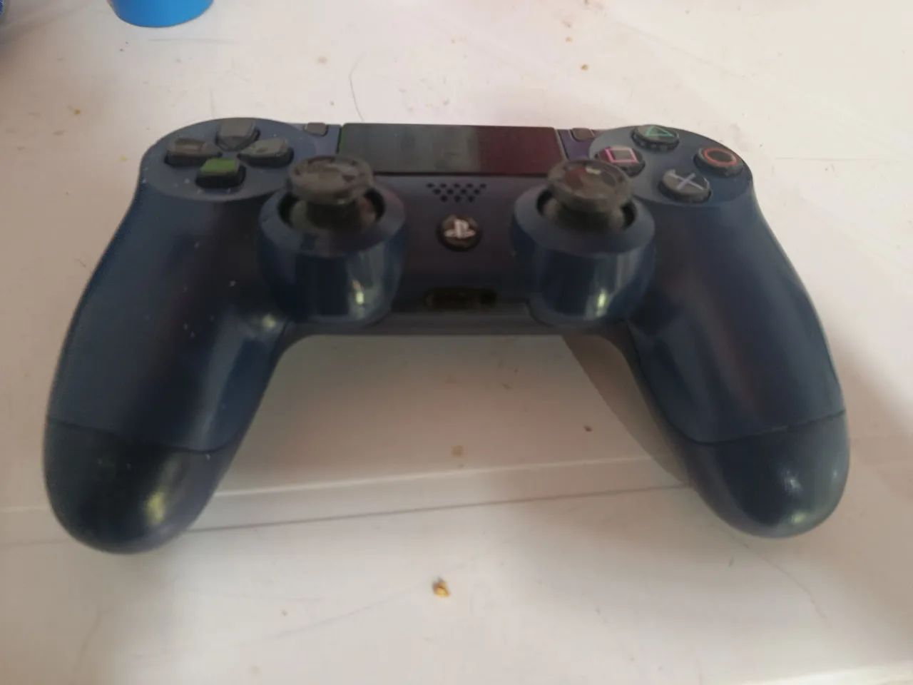Controle de ps4 azul  - Foto 3