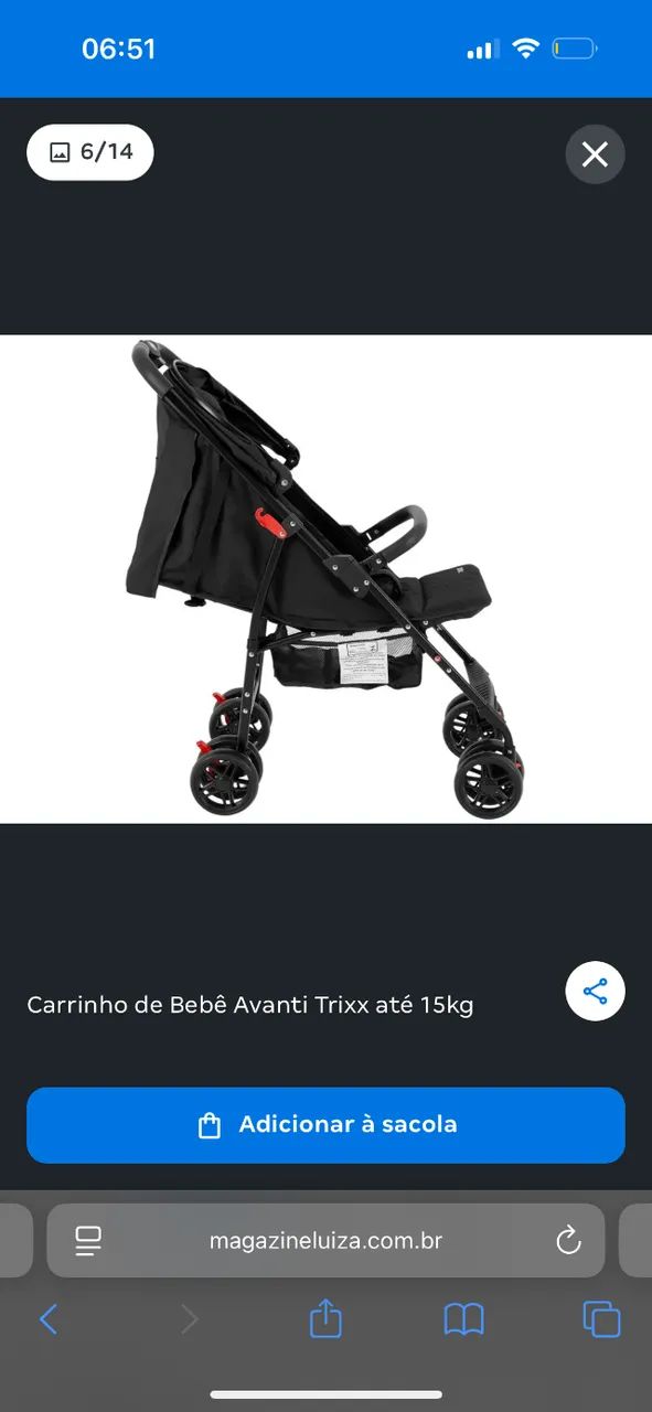 carrinho de  bebê 