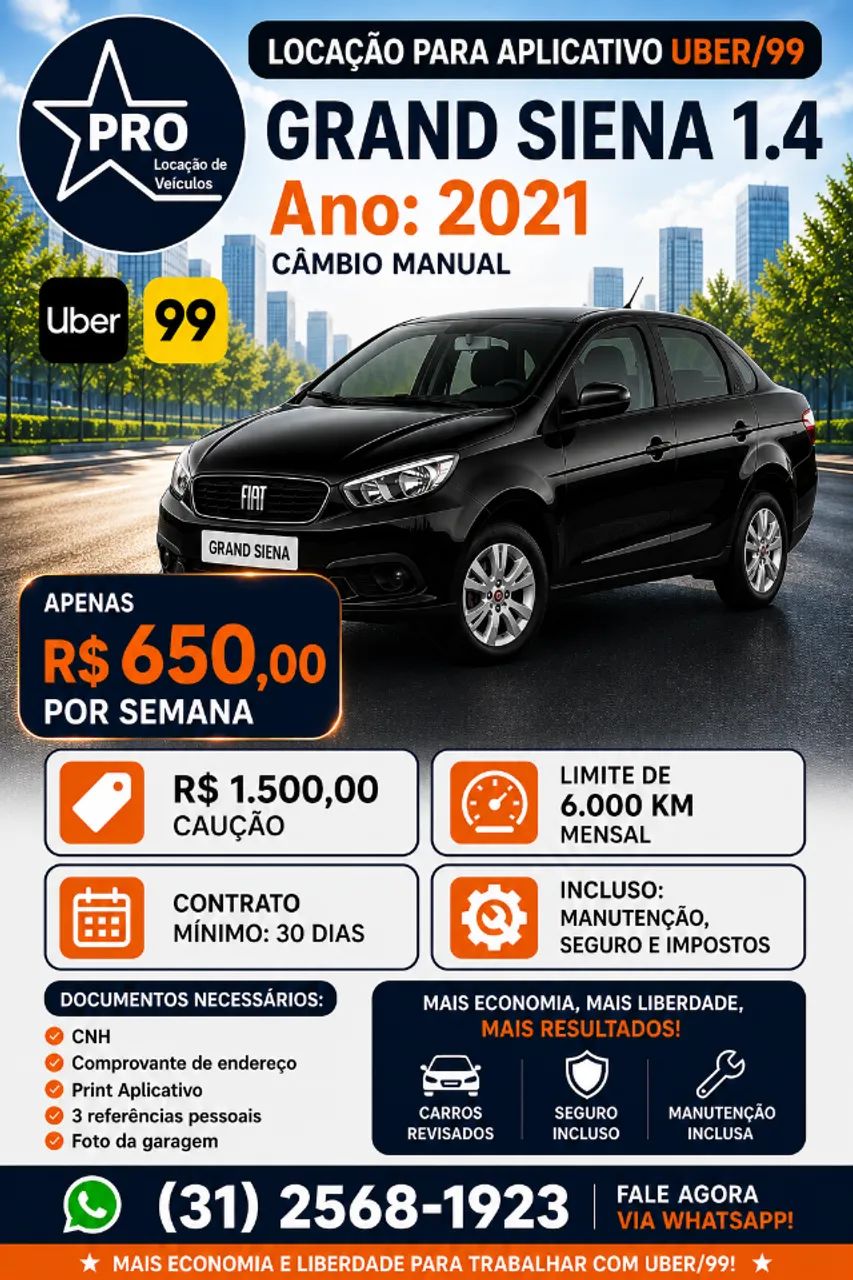 Alugo Veiculo para motorista de Aplicativo e Particular - Foto 3