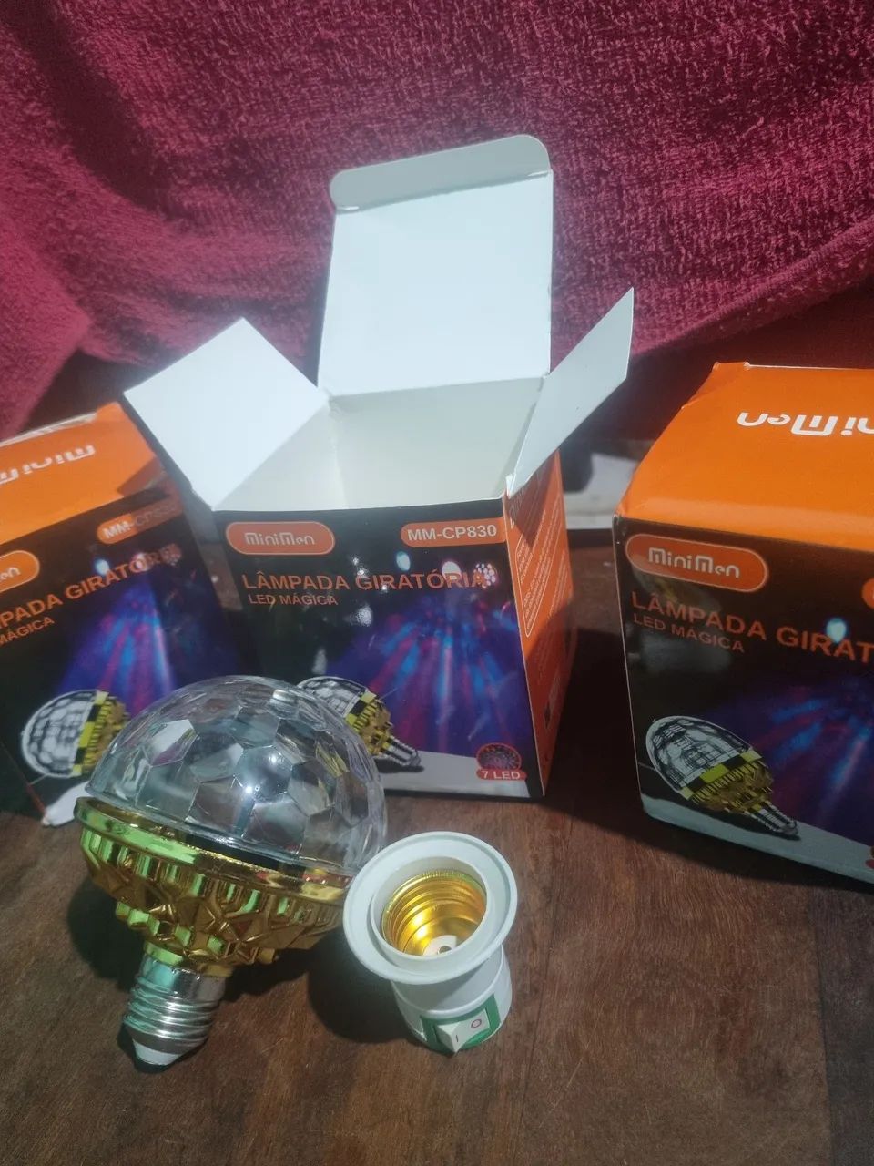 Lâmpada jogo de luz 60 reais WhatsApp * - Foto 2