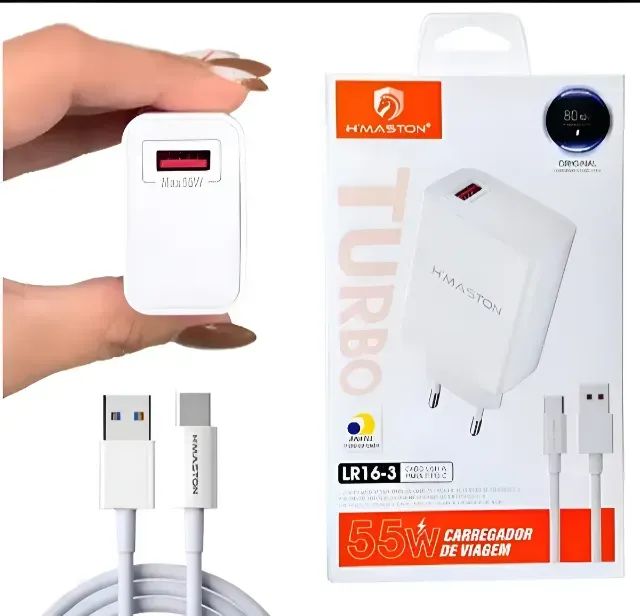 Carregador Turbo Fonte 55w Lr16-3 Hmaston