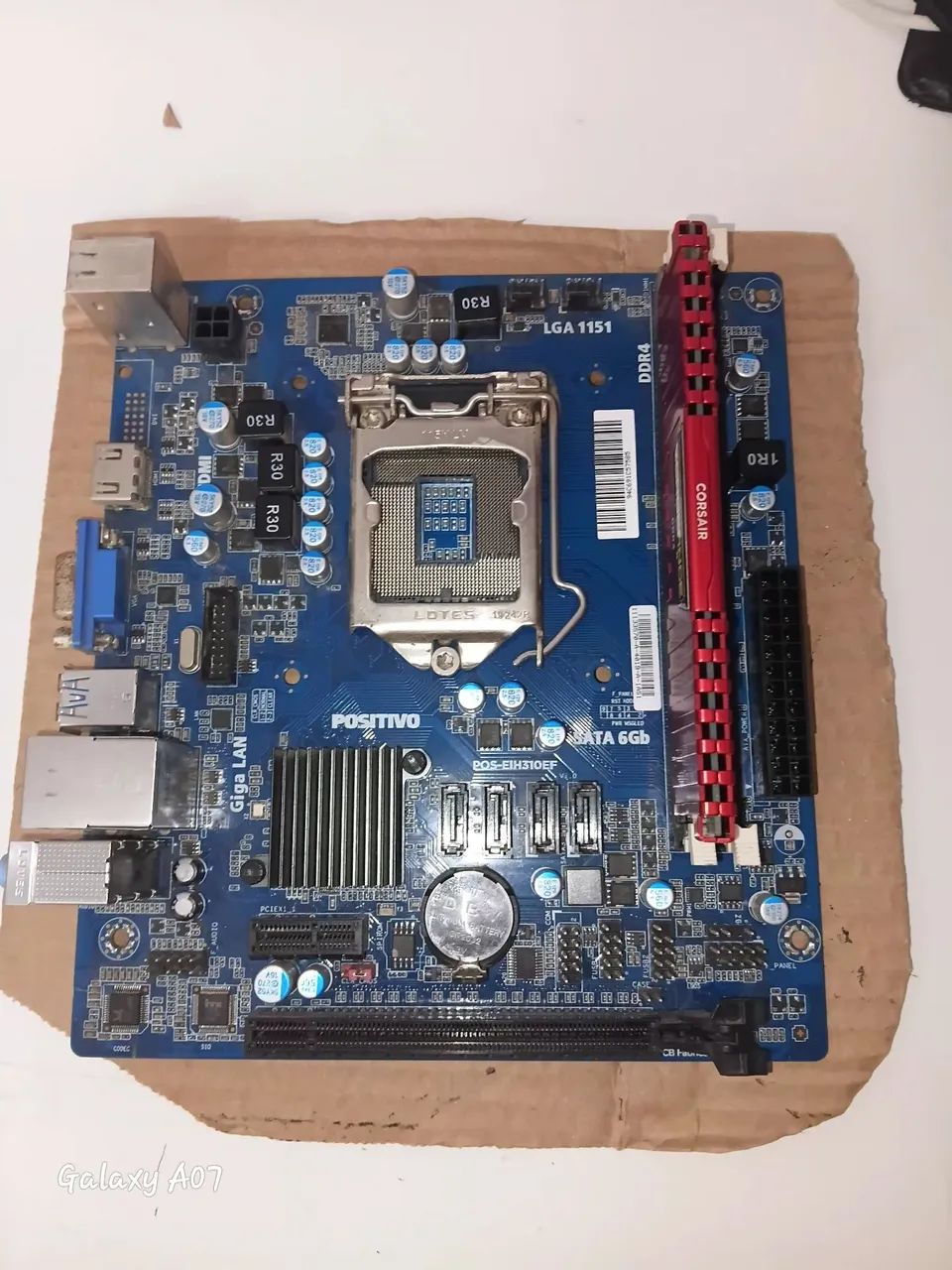 Placa mãe com memória ram ddr4 