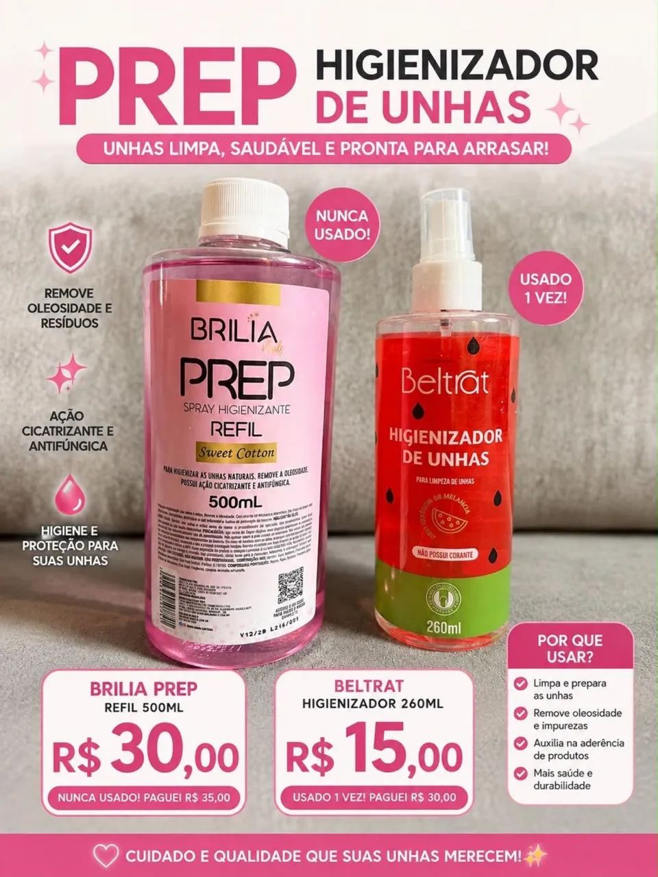 Objetos para manicure em gel e fibra  - Foto 2