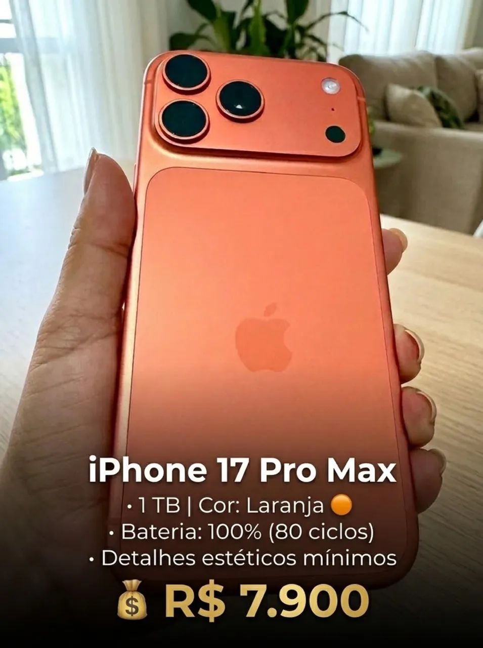 iPhone 17 Pro Max 1T - Laranja