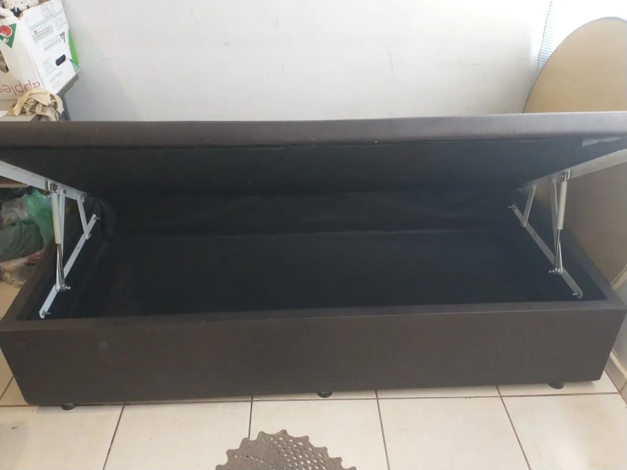 Cama baú solteiro 