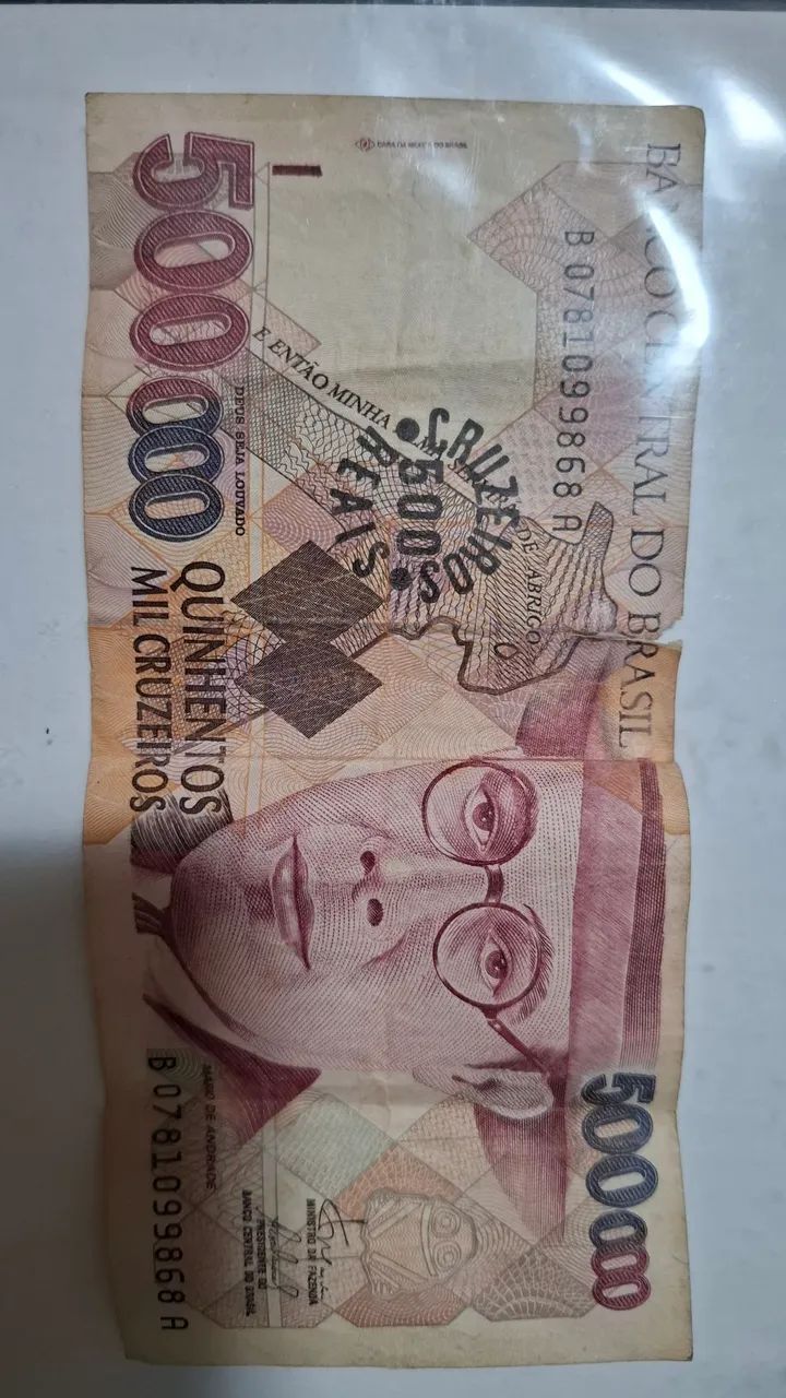 Nota de 500000 Cruzeiros