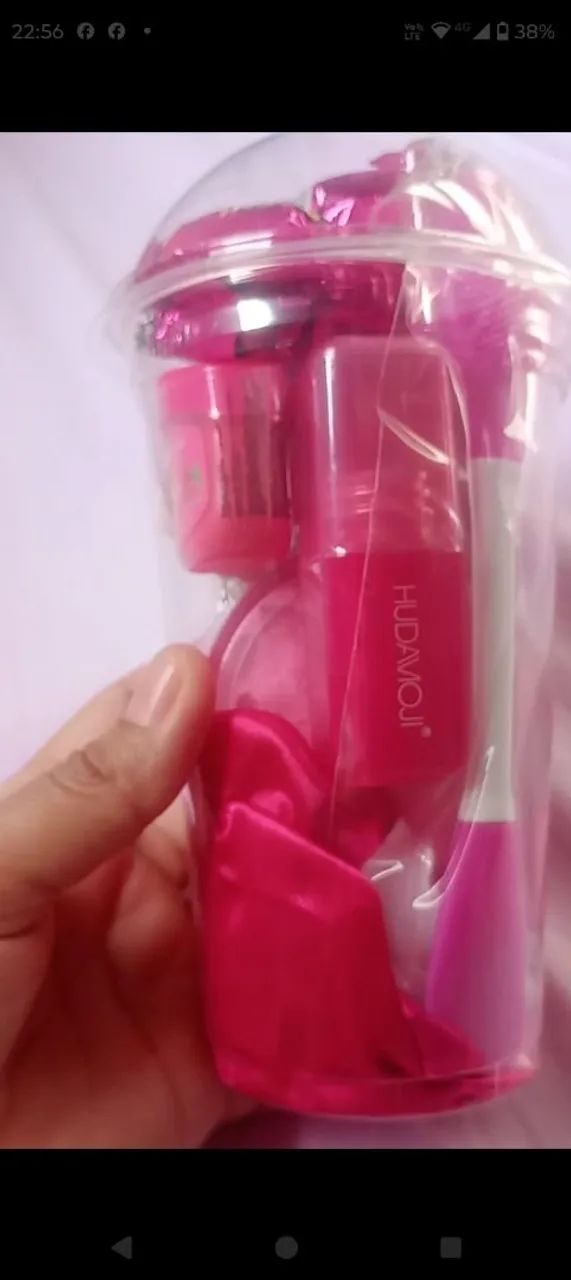 Copo da felicidade. Kit maquiagem e skin care - Foto 4