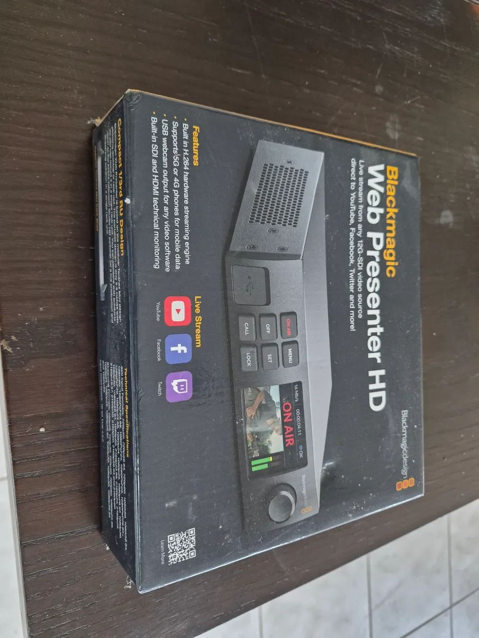 Blackmagic Web Presenter HD - Caixa Original - Perfeito Estado - Foto 3