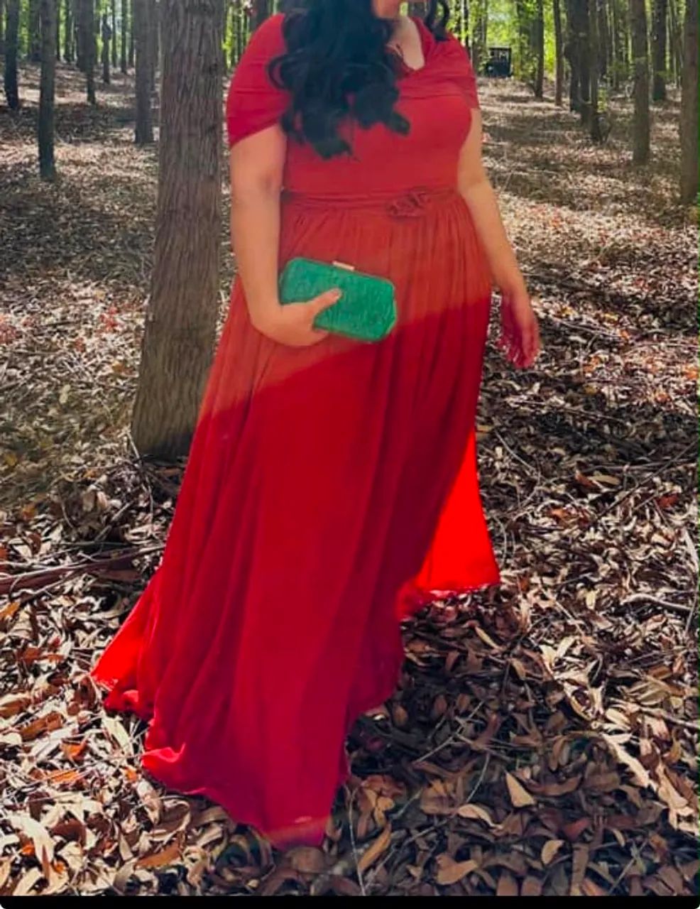 Vestido longo terracota (GG) - Foto 2