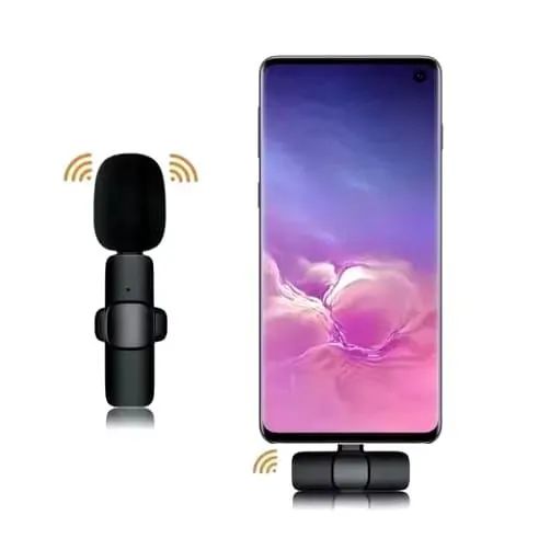 Microfone sem fio lapela tipo C ou iPhone - Foto 2