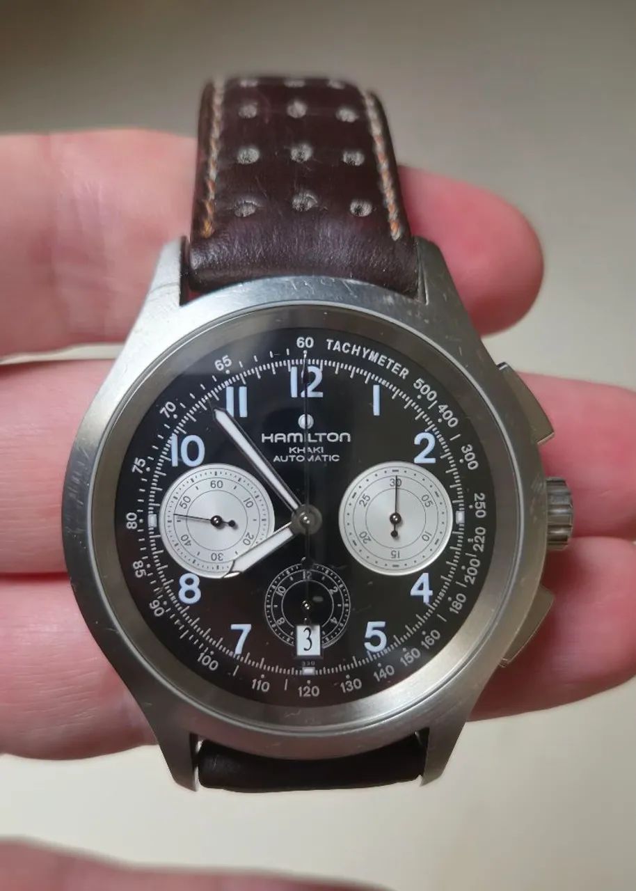 Hamilton Khaki Aviation automático original <br>chronograph chrono automatic automatico 44 mm