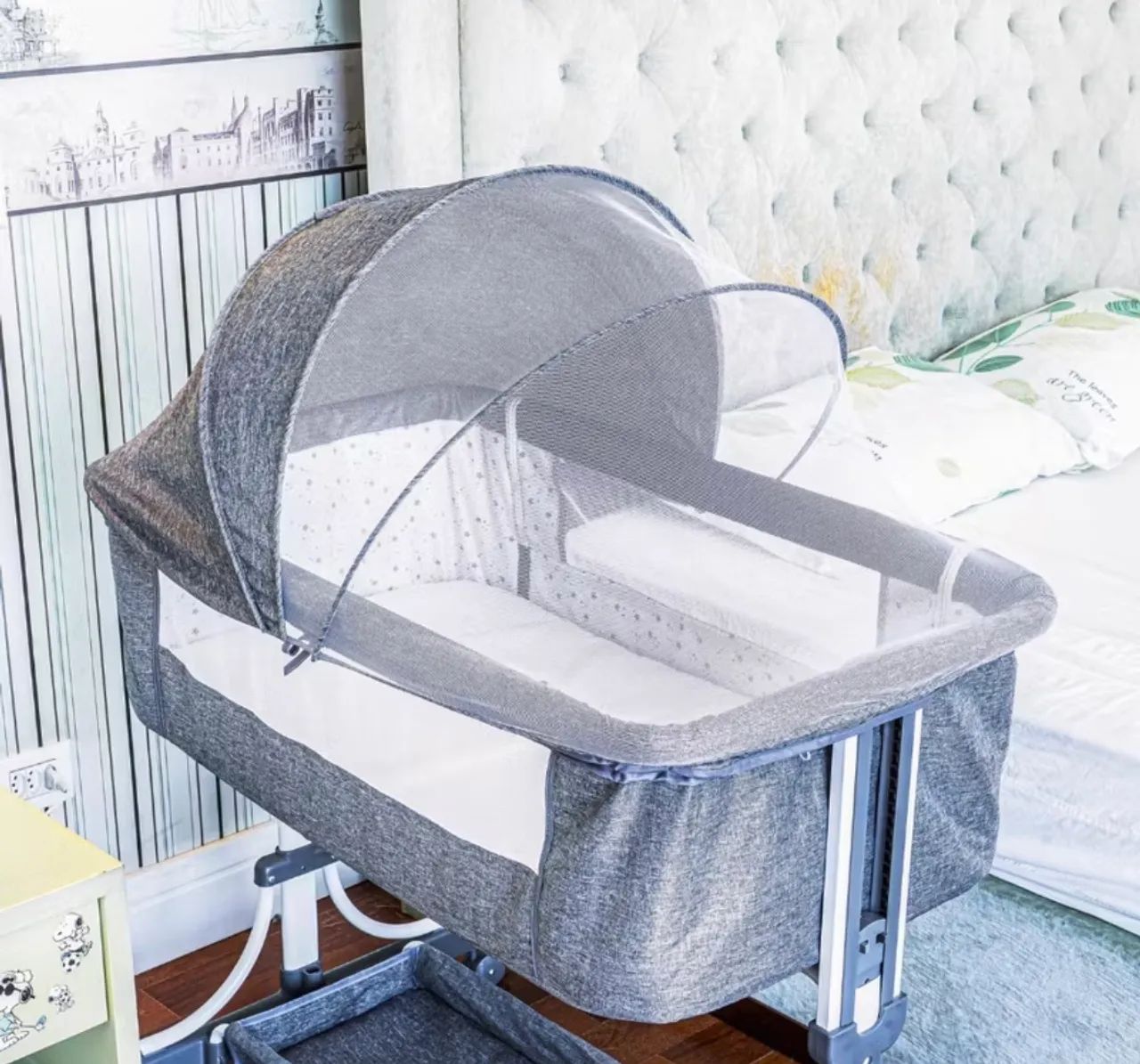 Berço portátil com balanco - Foto 3