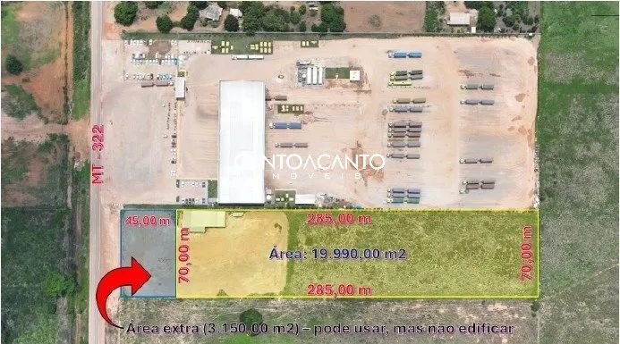 Área industrial á venda em Matupá - Foto 3