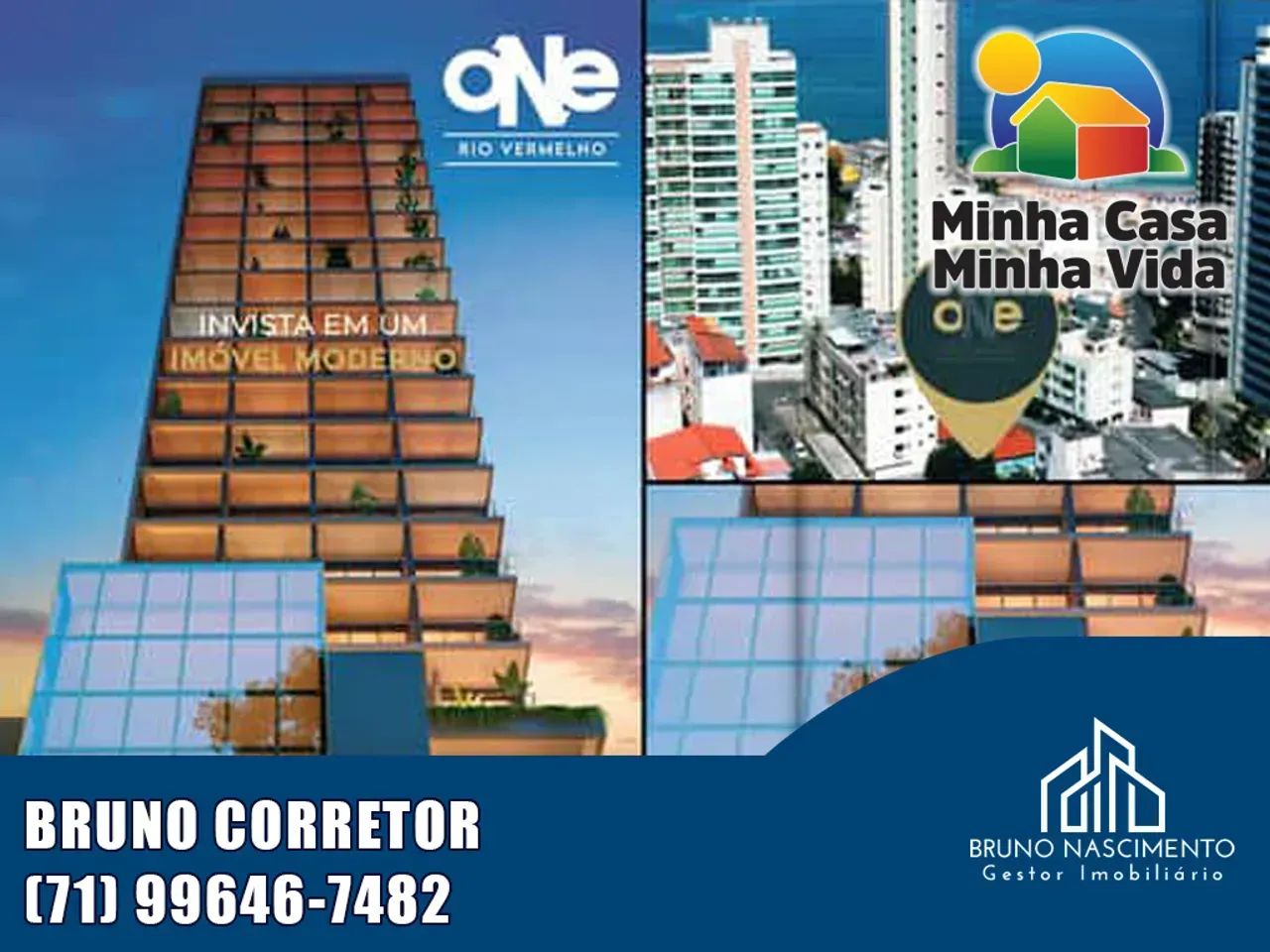 STUDIOS 22,15M² NO RIO VERMELHO