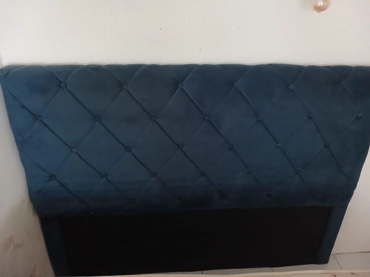 Cabeceira de cama box casal , semi nova 