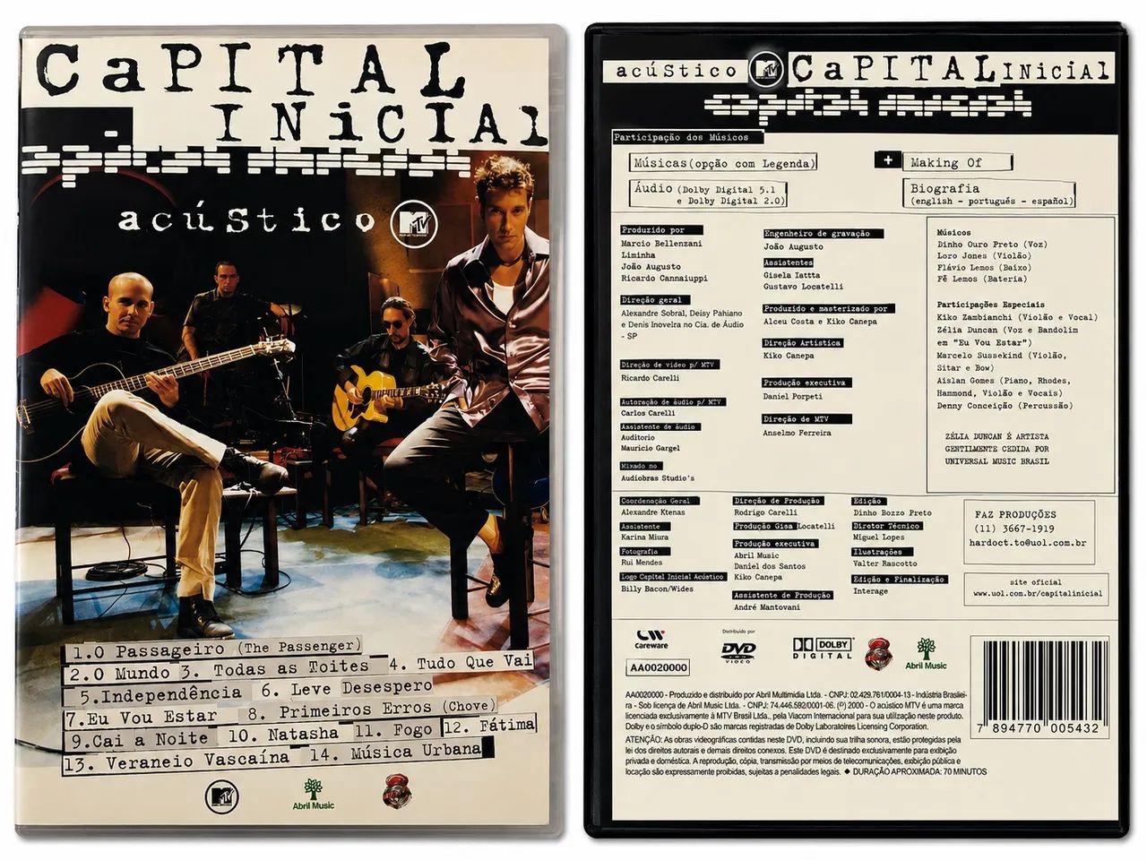 DVD Capital Inicial Acústico 