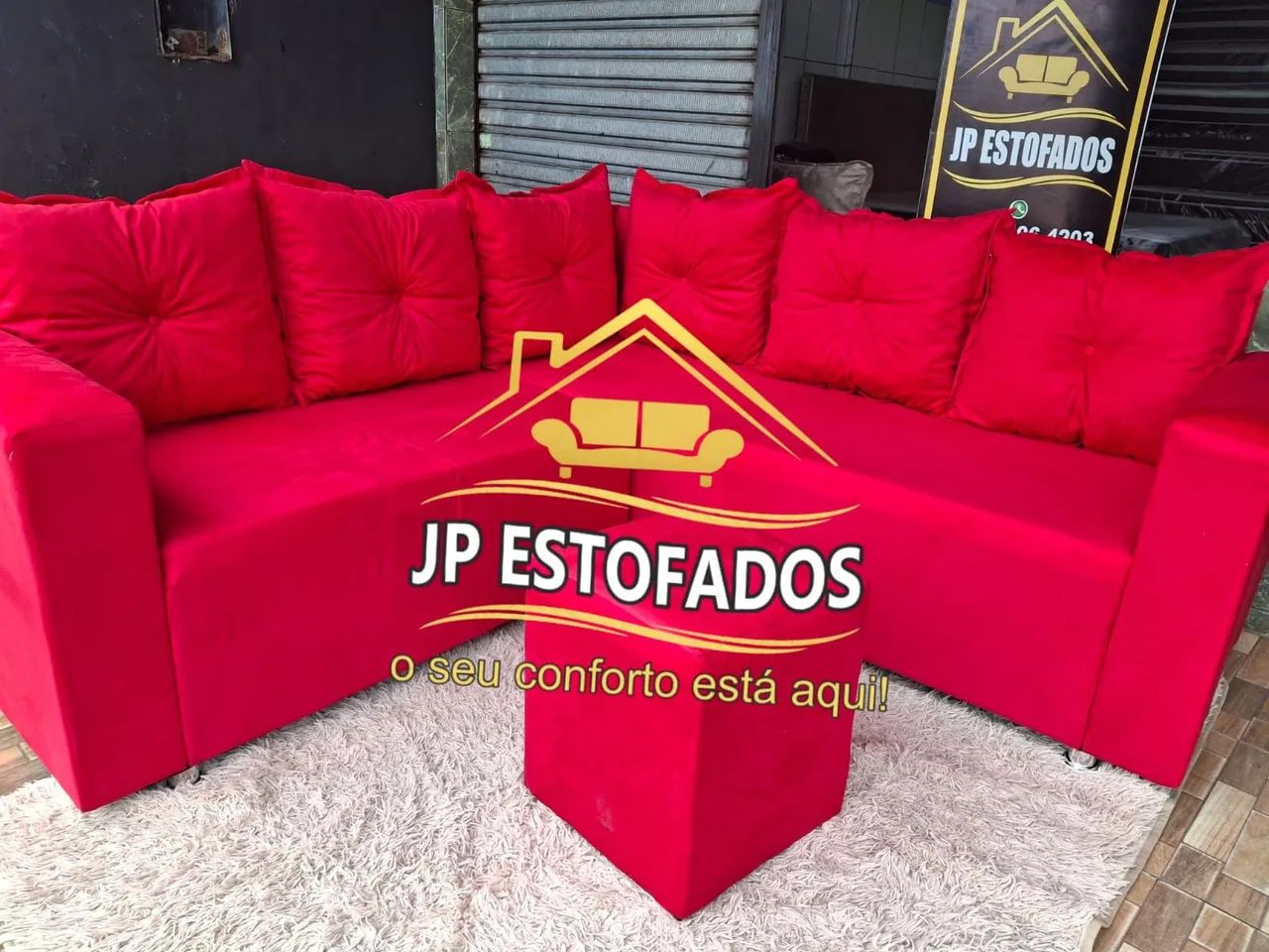 Sofá  de canto disponível a pronta entrega  - Foto 4