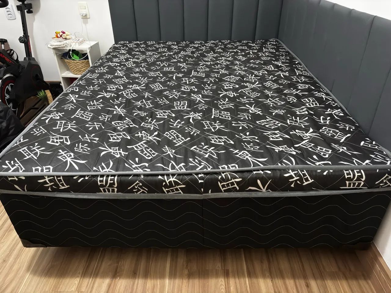 Cama box Casal - pouquíssimo usada, como nova  - Foto 2