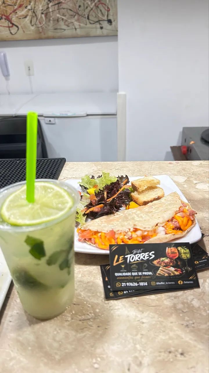 Crepe Francês e Open Bar  em domicílio 