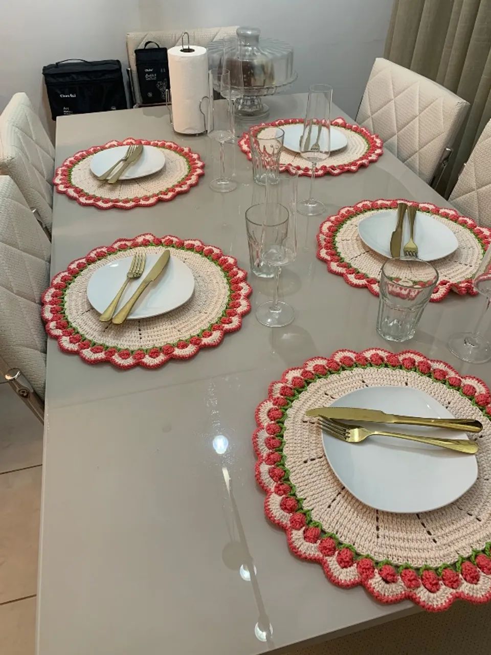 Conjunto de jantar (mesa retangular com 6 cadeiras) - Foto 3
