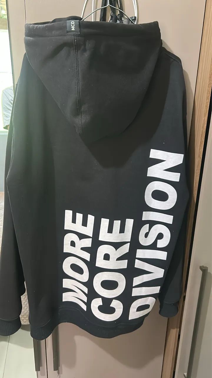 Moletom MCD Original Preto Canguru com Capuz Estampado Masculino - Foto 2