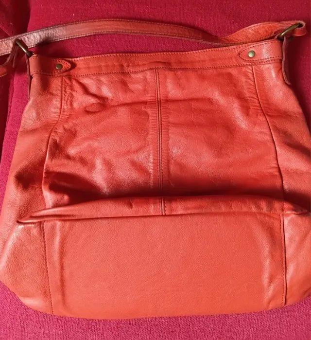 BOLSA DE COURO LEGÍTIMO VIA MIQ - Foto 2