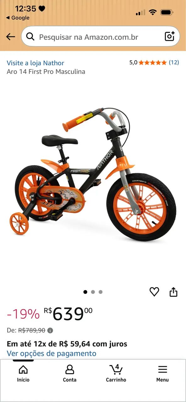 Bicicleta infantil  - Foto 5