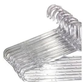 kit com 30 cabides de acrílico novos
