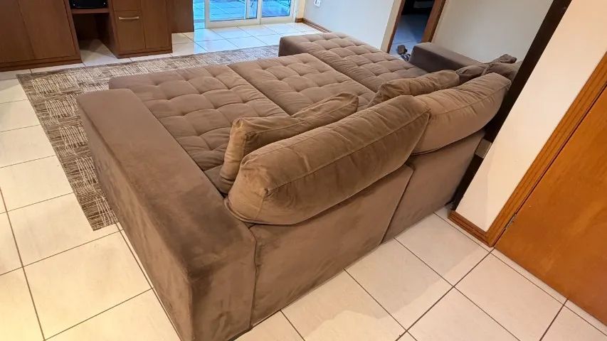 Sofá para sala de TV 2,94 x 2,10m - Foto 4
