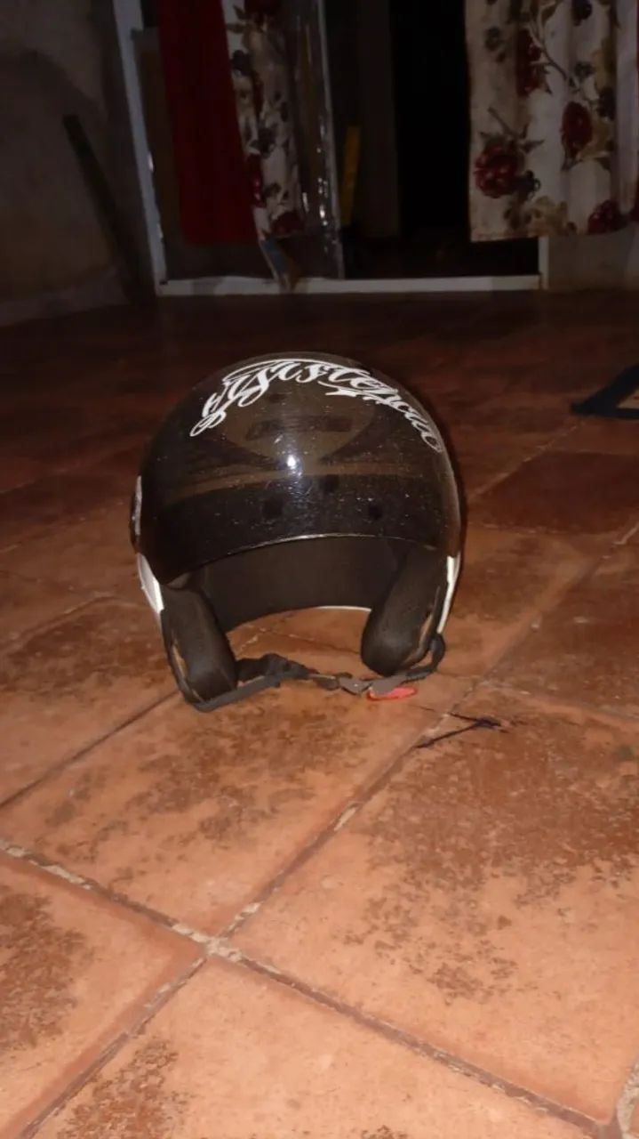 Capacete aberto LS2 tribal roxo - Foto 2