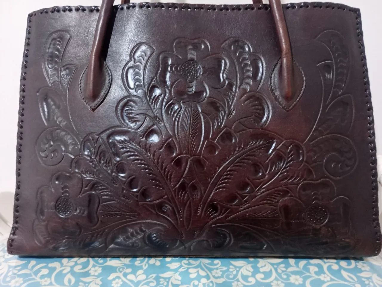 Bolsa de couro mexicana - Foto 2
