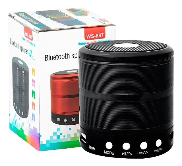 CAIXA DE SOM 3W   BLUETOOTH/USB/SD/RADIO/P2