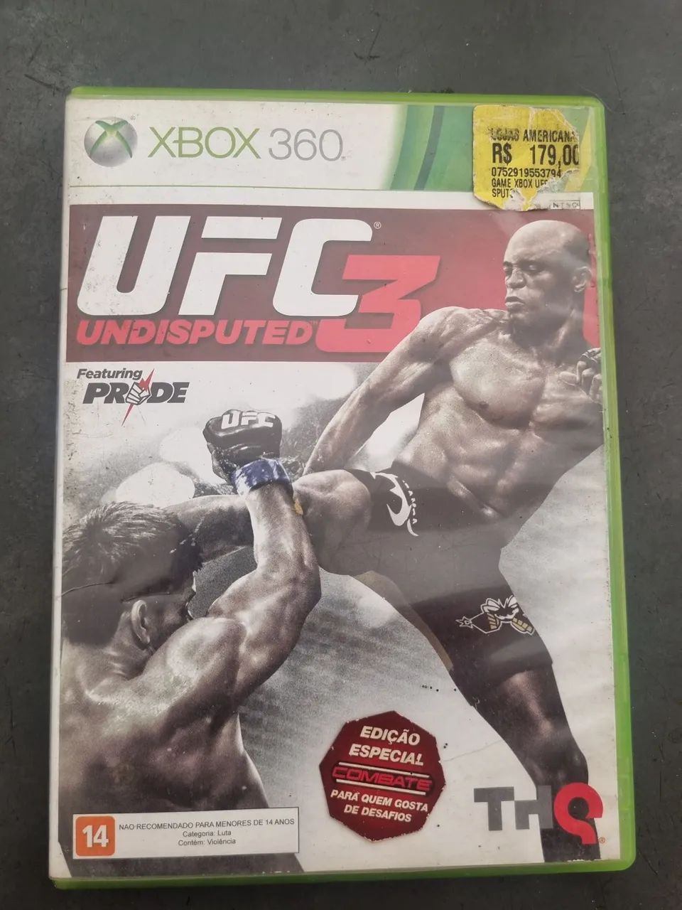 UFC 3 UNDISPUTED XBOX 360