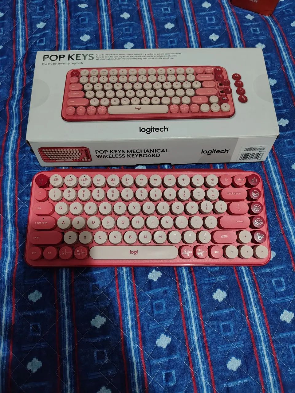 Logitech Pop Keys Teclado Mecânico Switch Brown Wireless Bluetooth