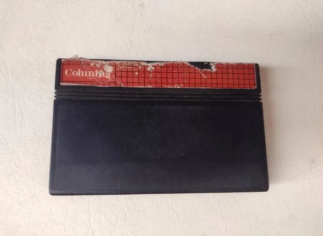 Cartucho Columns Com Desgastes No Label Para Master System