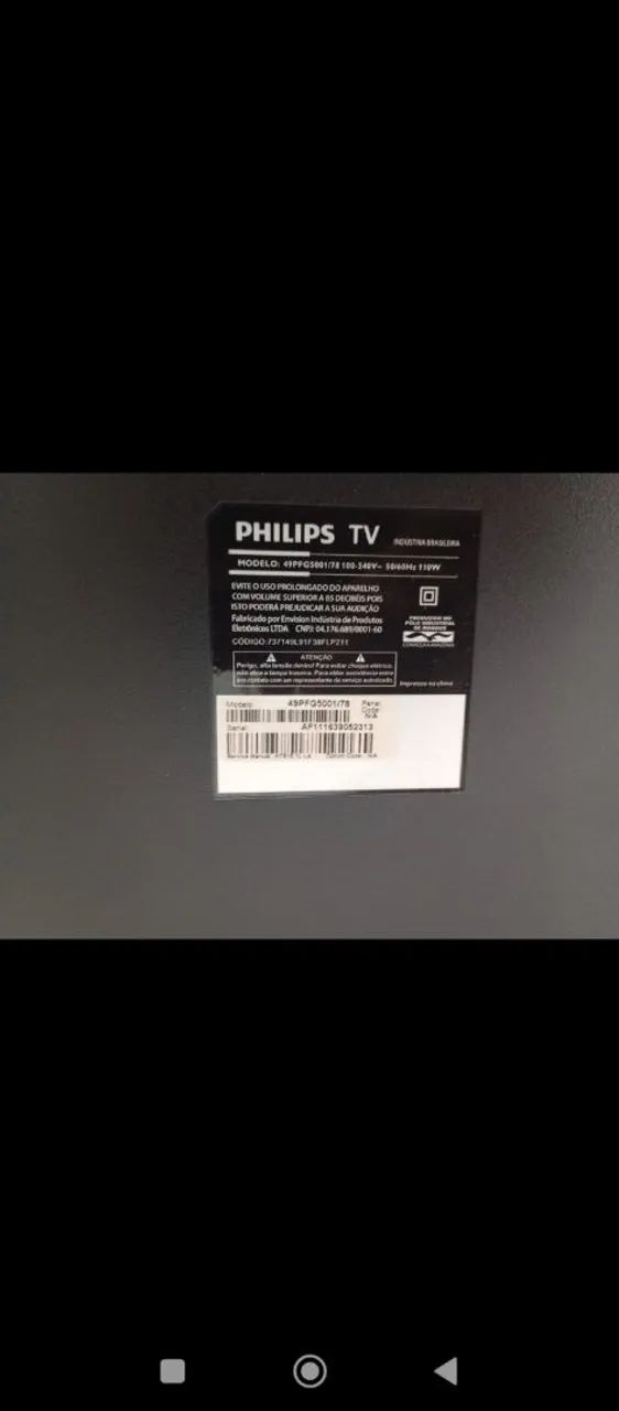 Televisão Philips 49 polegadas  - Foto 3