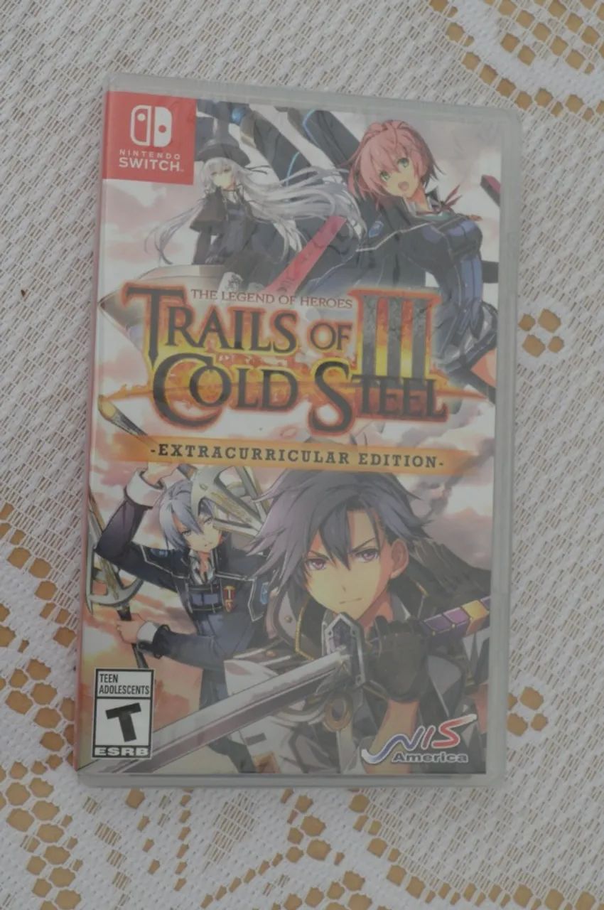 Trails of Cold Steel III Nintendo Switch Lacrado - Mídia Física