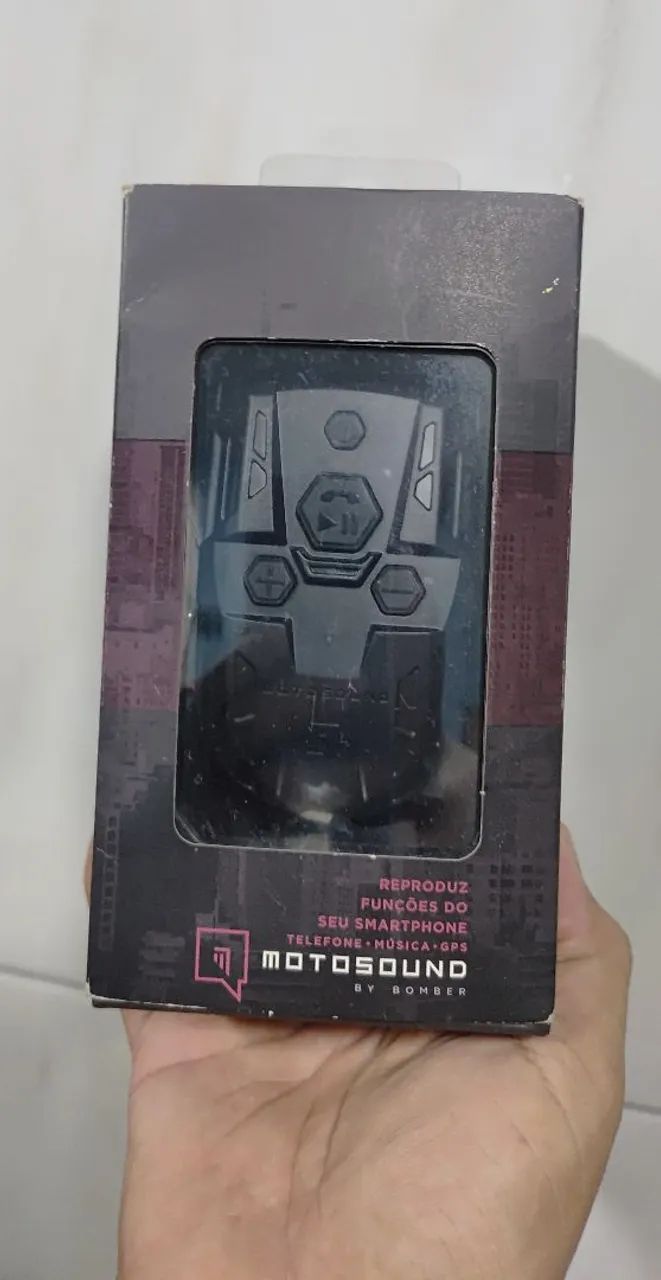 Intercomunicador Motosound by Bomber, um dispositivo multimídia Bluetooth capacete - Foto 5