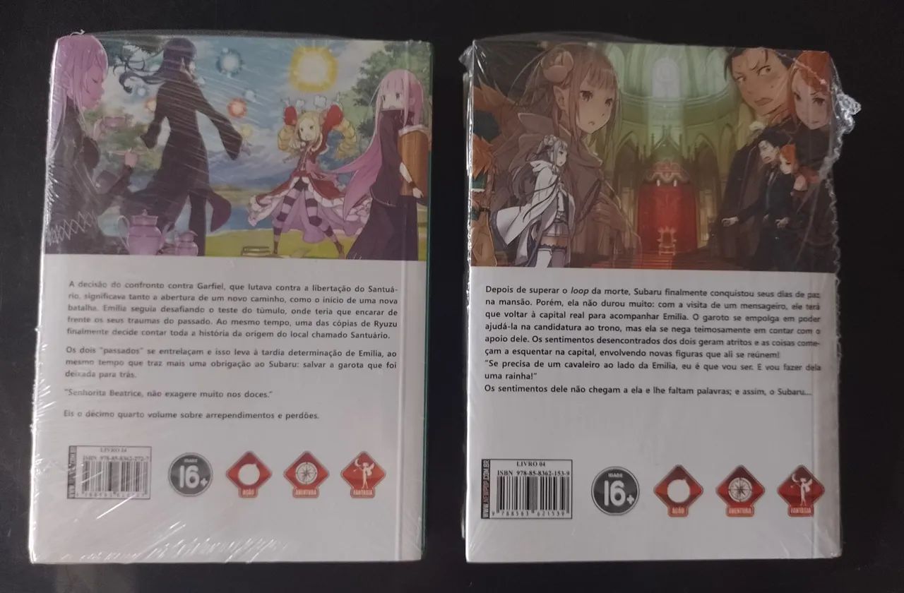Light Novel - Re:Zero - Volumes 4 e 14 - Foto 2