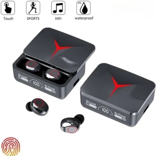 Fone Bluetooth Gamer M90 Pro Sem Fio V5.3 Com Case - Foto 3