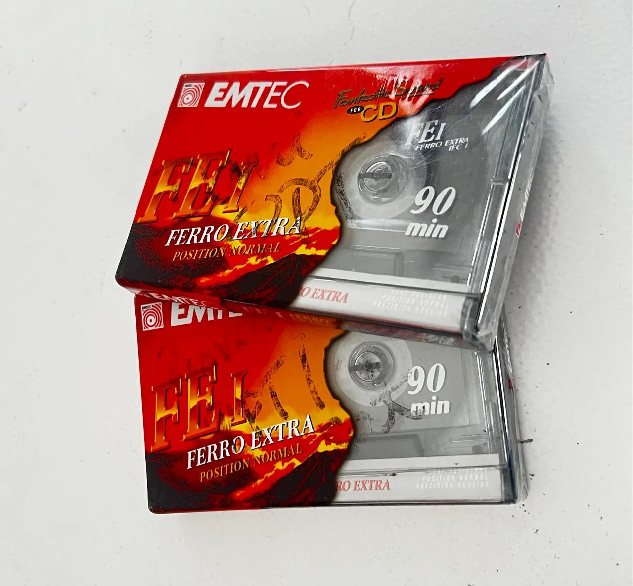 Fita Cassete/K7 Sony EF 60 min e EMTEC 90 min