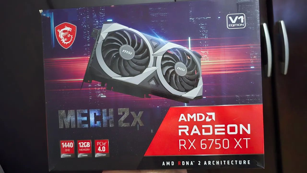 RX 6750 XT 12GB MSI MECH 2X | Usada Excelente | Retirada Presencial